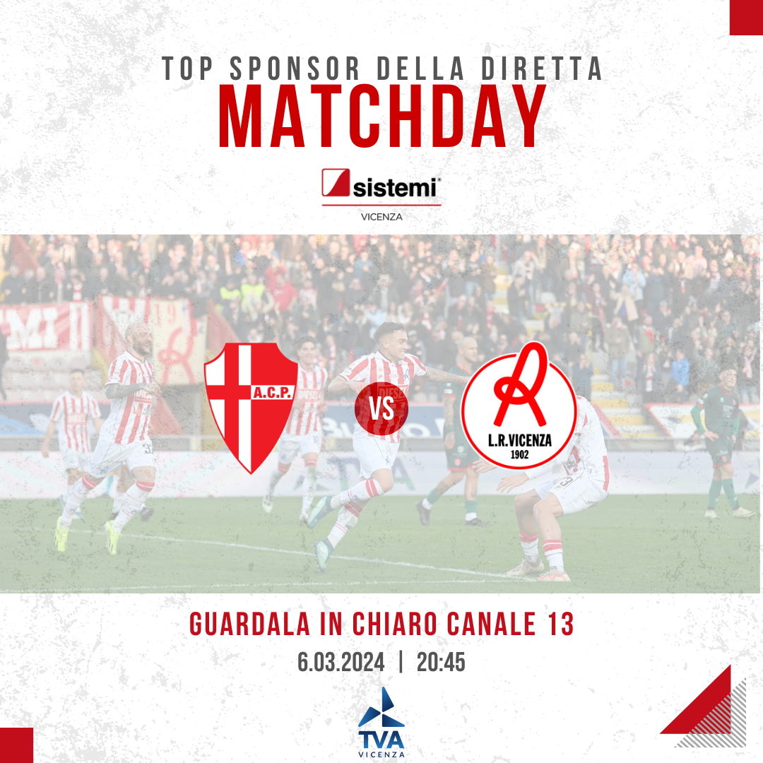 Padova-Vicenza in chiaro su TVA