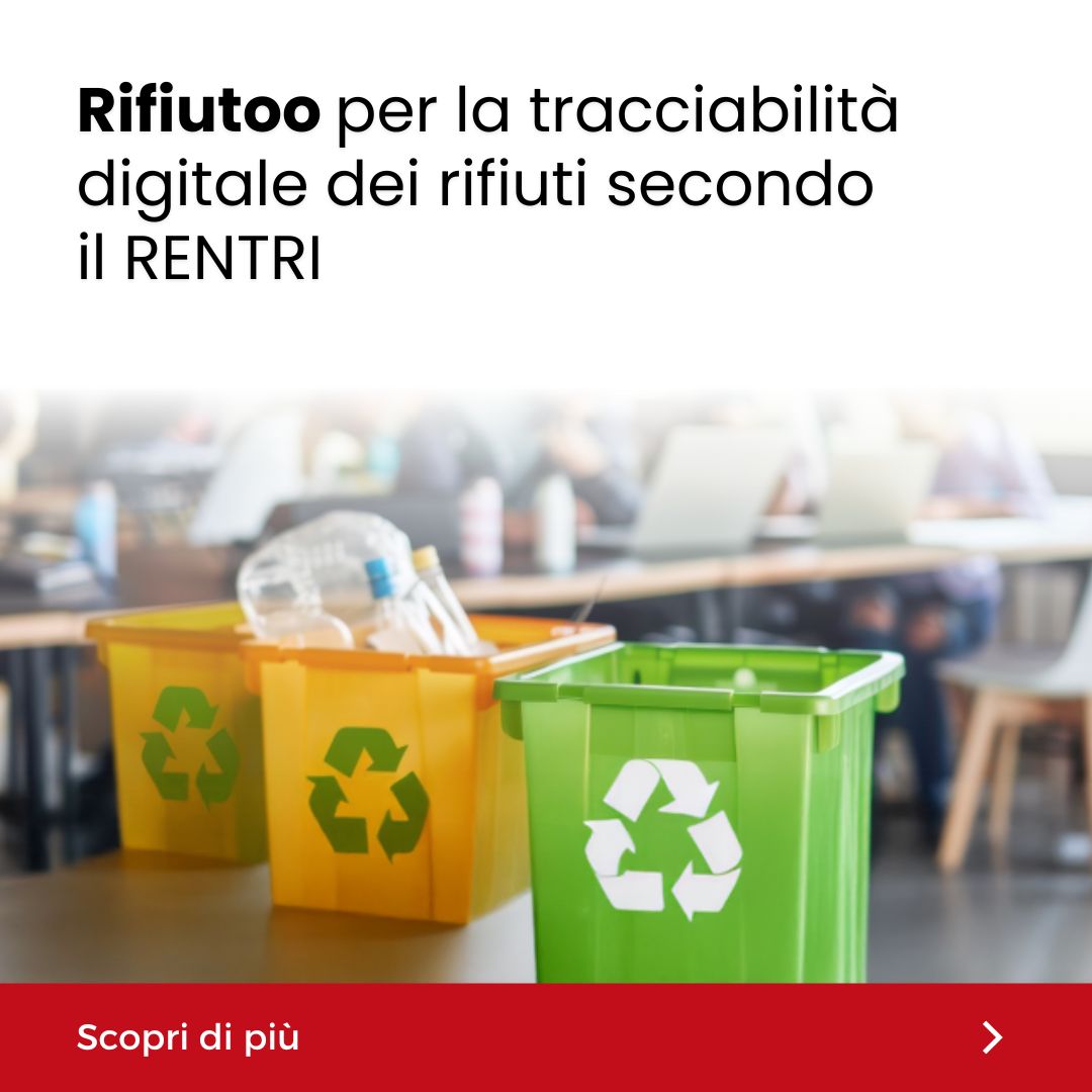 Rifiutoo per la tracciabilità digitale dei rifiuti secondo il RENTRI